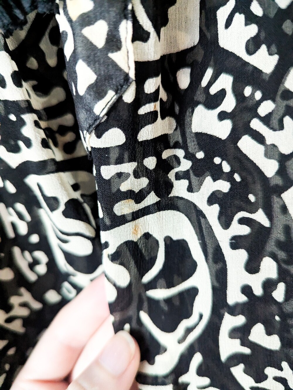 Anna Sui 100% Silk Sheer Beach Dress - Picture 3 of 4